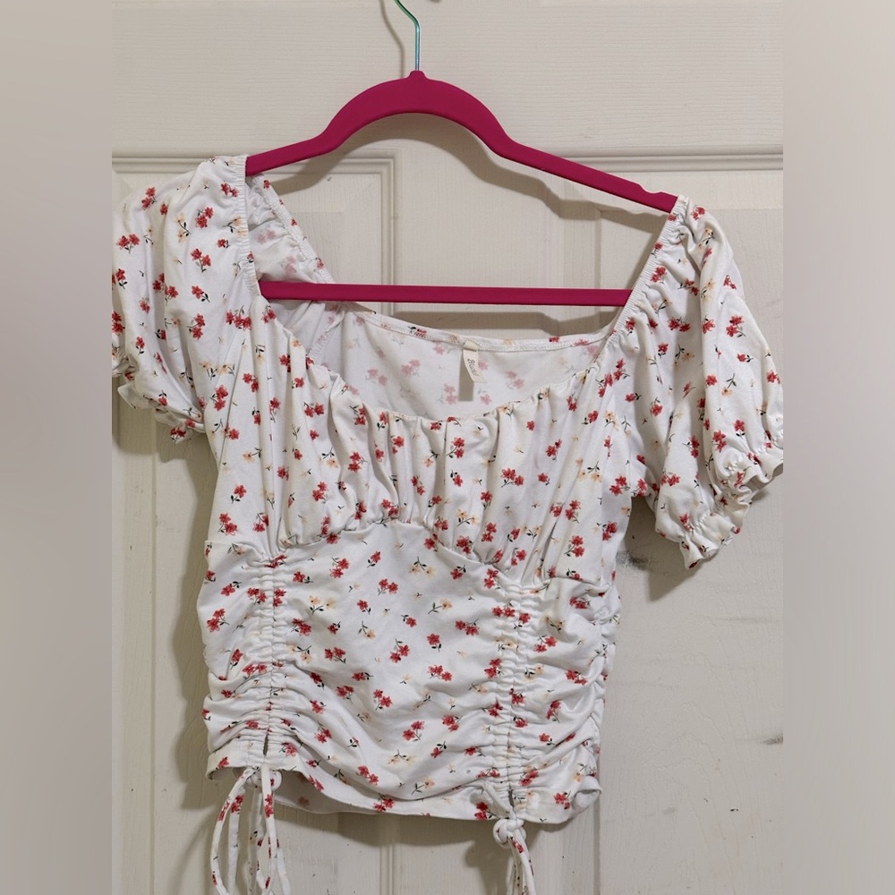 Floral print top